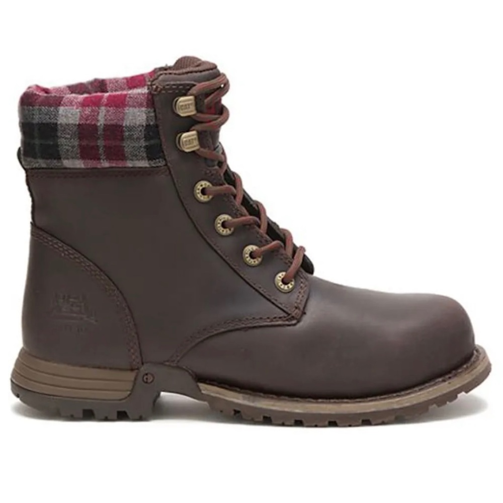 Womens Kensie Steel Toe Trucker CAT Work Boots